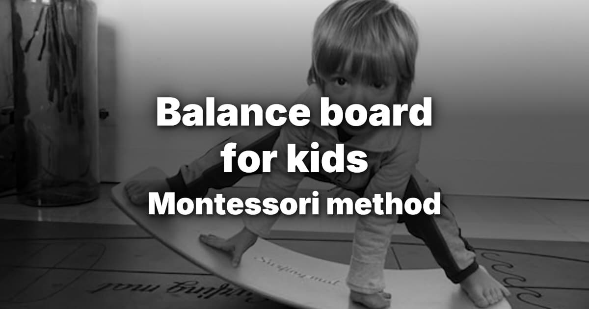Montessori Balance Board for Kids