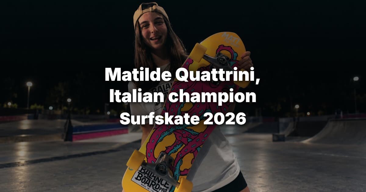 Matilde Quattrini Wins 2026 Italian Surfskate Championship